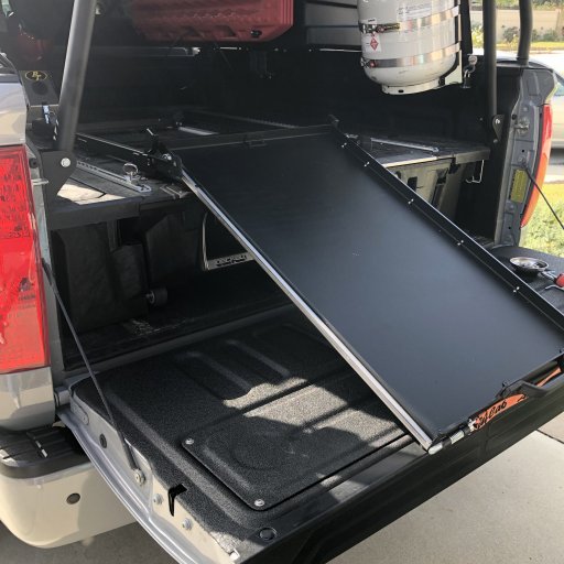 Overland Vehicle Systems - Refrigerator Tray with Slider & Tilt - Size Small