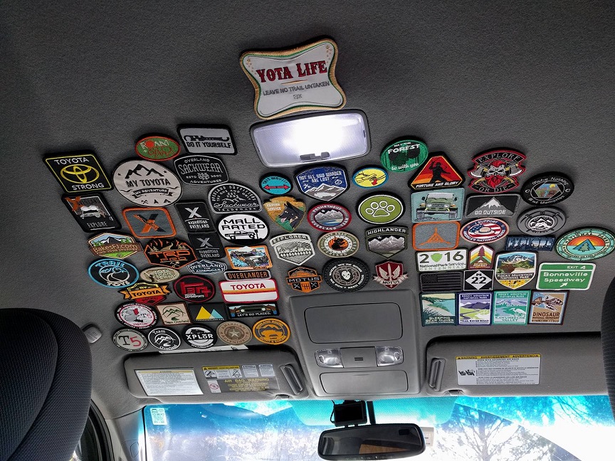 Jeep 1x5 Printed Custom Velcro Patches