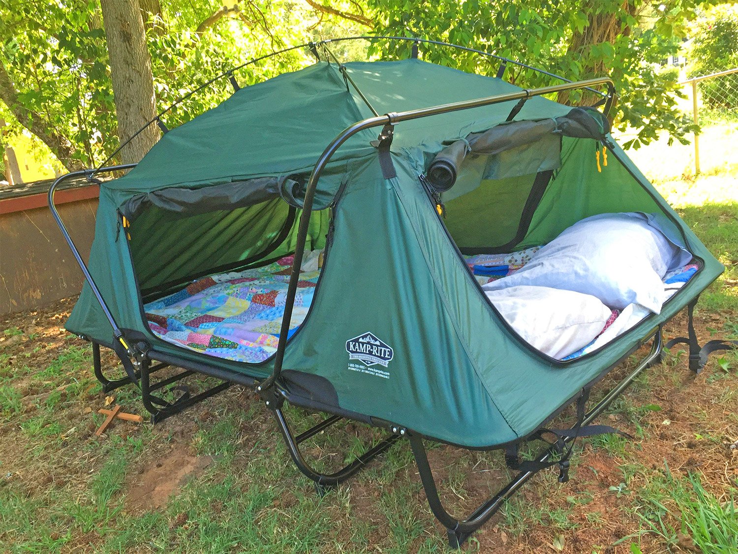 Double Tent Cot - Keeps You Off The Cold Hard Ground For Camping - Kitchen  Fun With My 3 Sons