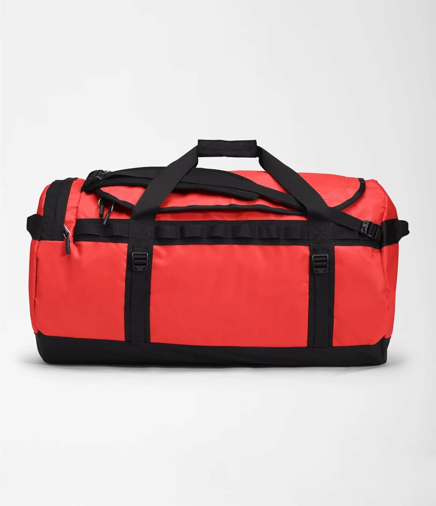 North Face Base Camp Duffel in red