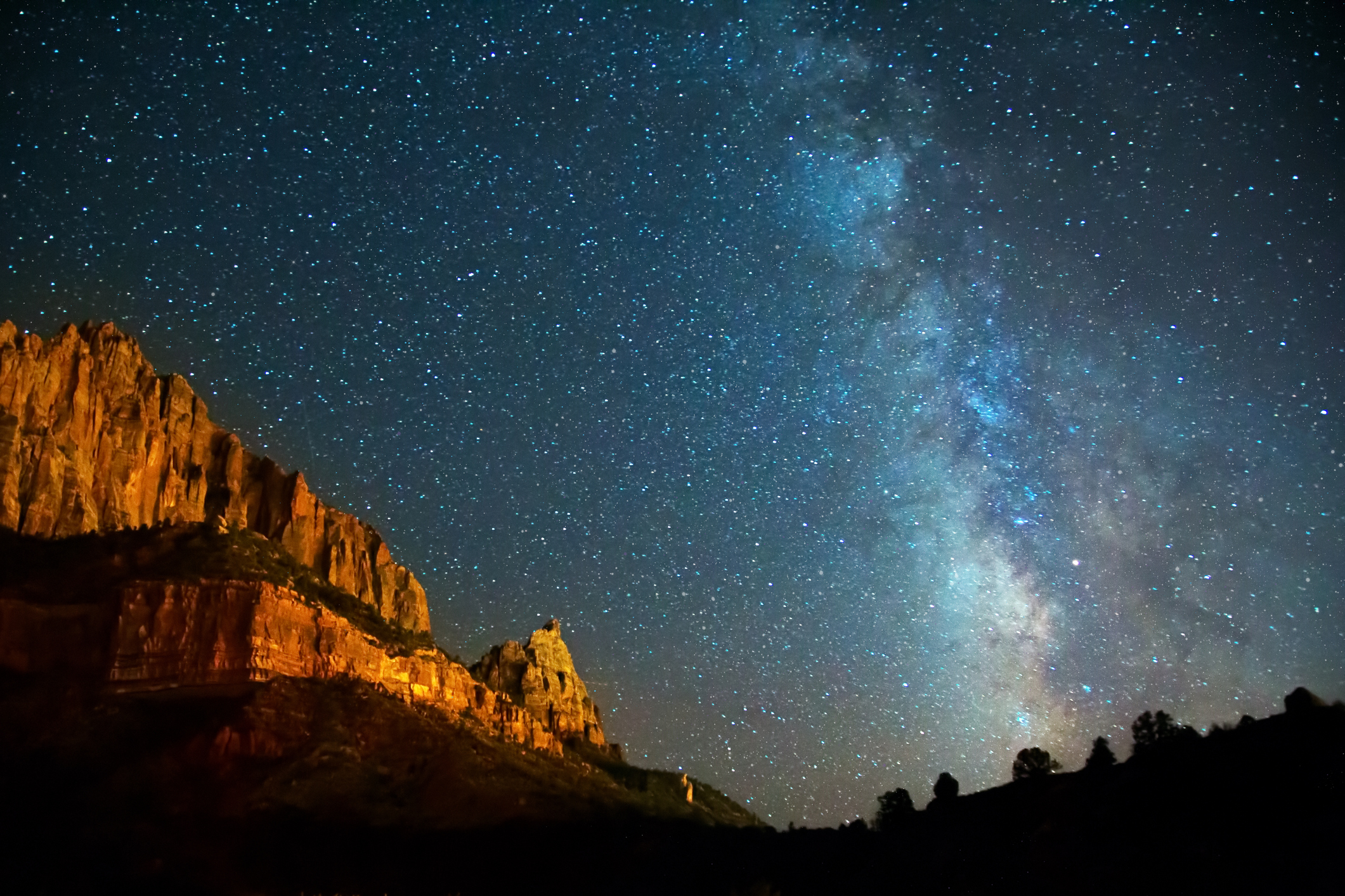 Dark Skies in Zion National Park 